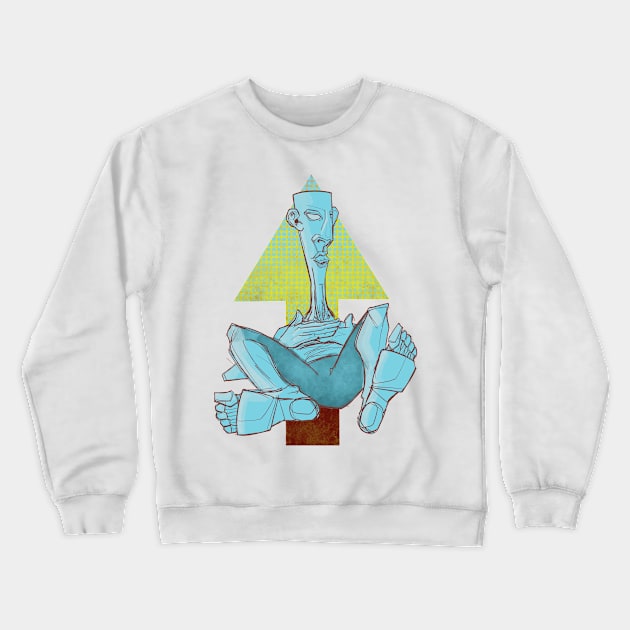 Maxin and Elevatin Crewneck Sweatshirt by Yeti Slang 